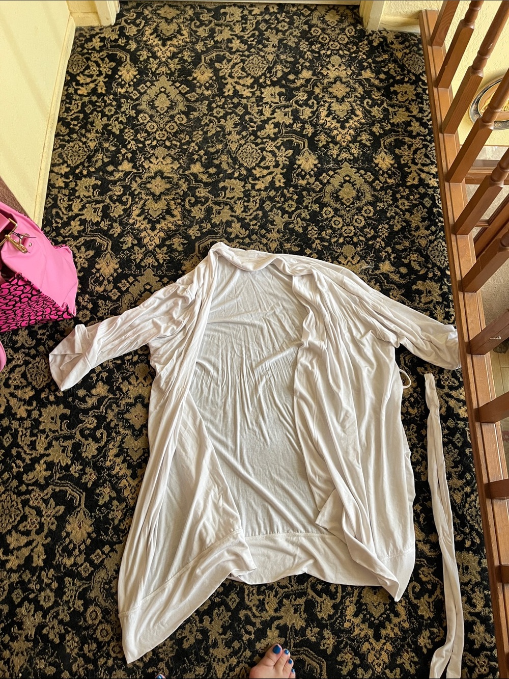 Barefoot Dreams Cream Open-Front robe